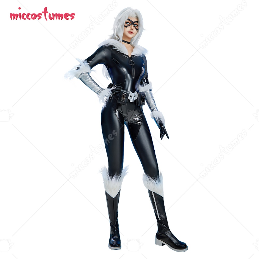 Black Face Mask Pack - US Stock MICCOSTUMES Women‘s Black Cat