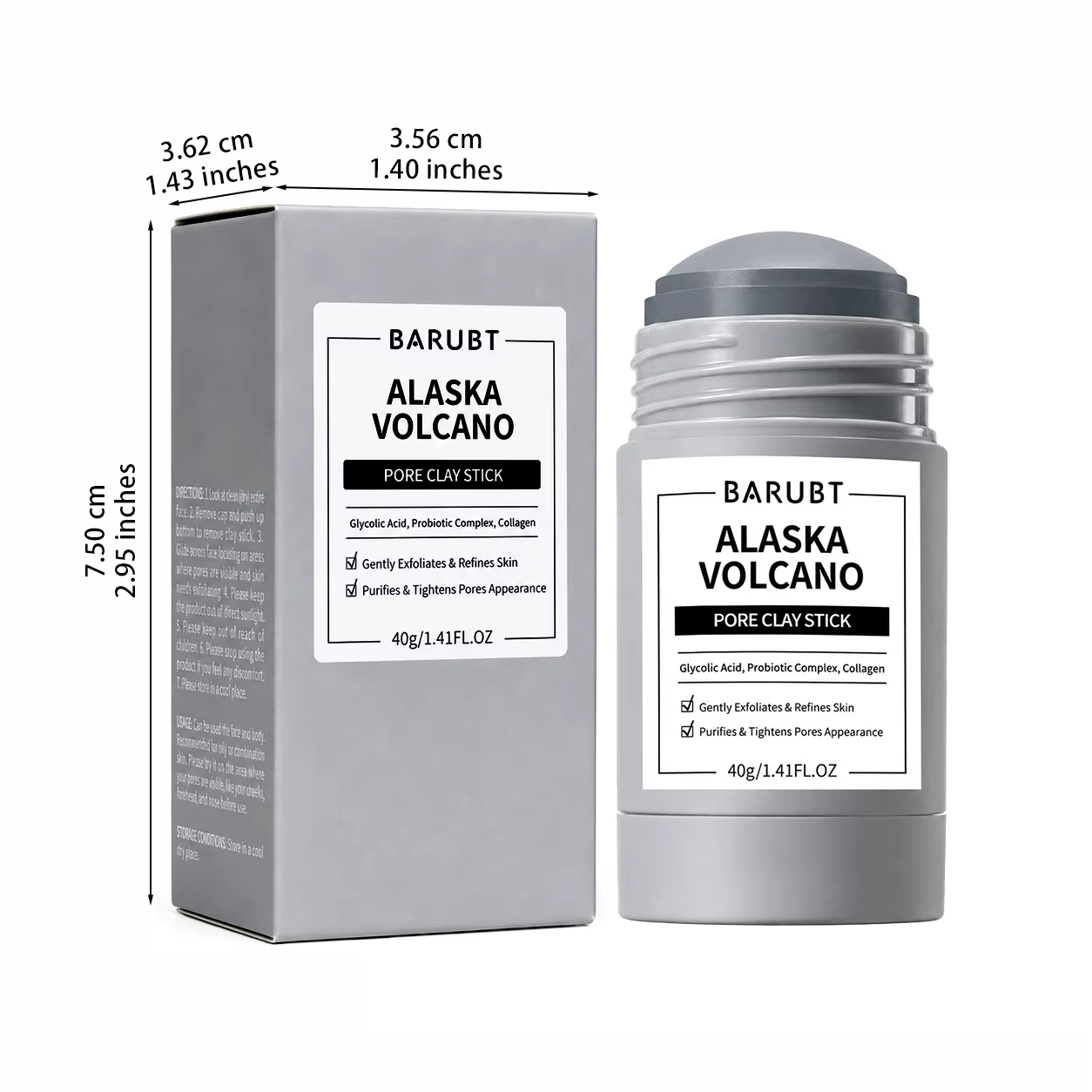 Alaska Volcano Pore Clay Stick - Dust Mask Construction review and price
