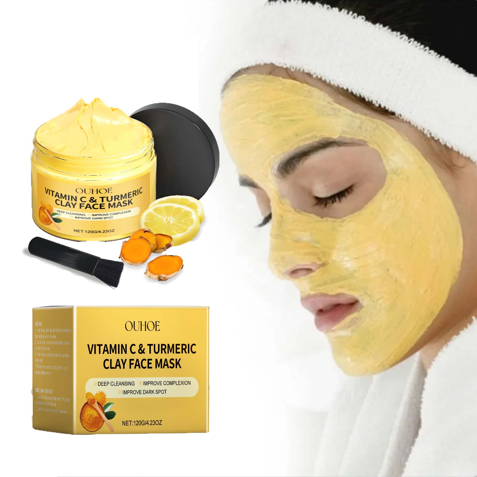 Vitamin C Turmeric Mud Mask Ex - Dust Mask Construction review and price