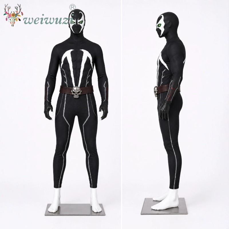 Men Cosplay Costume Full Set B - Black Face Mask Pack review and price