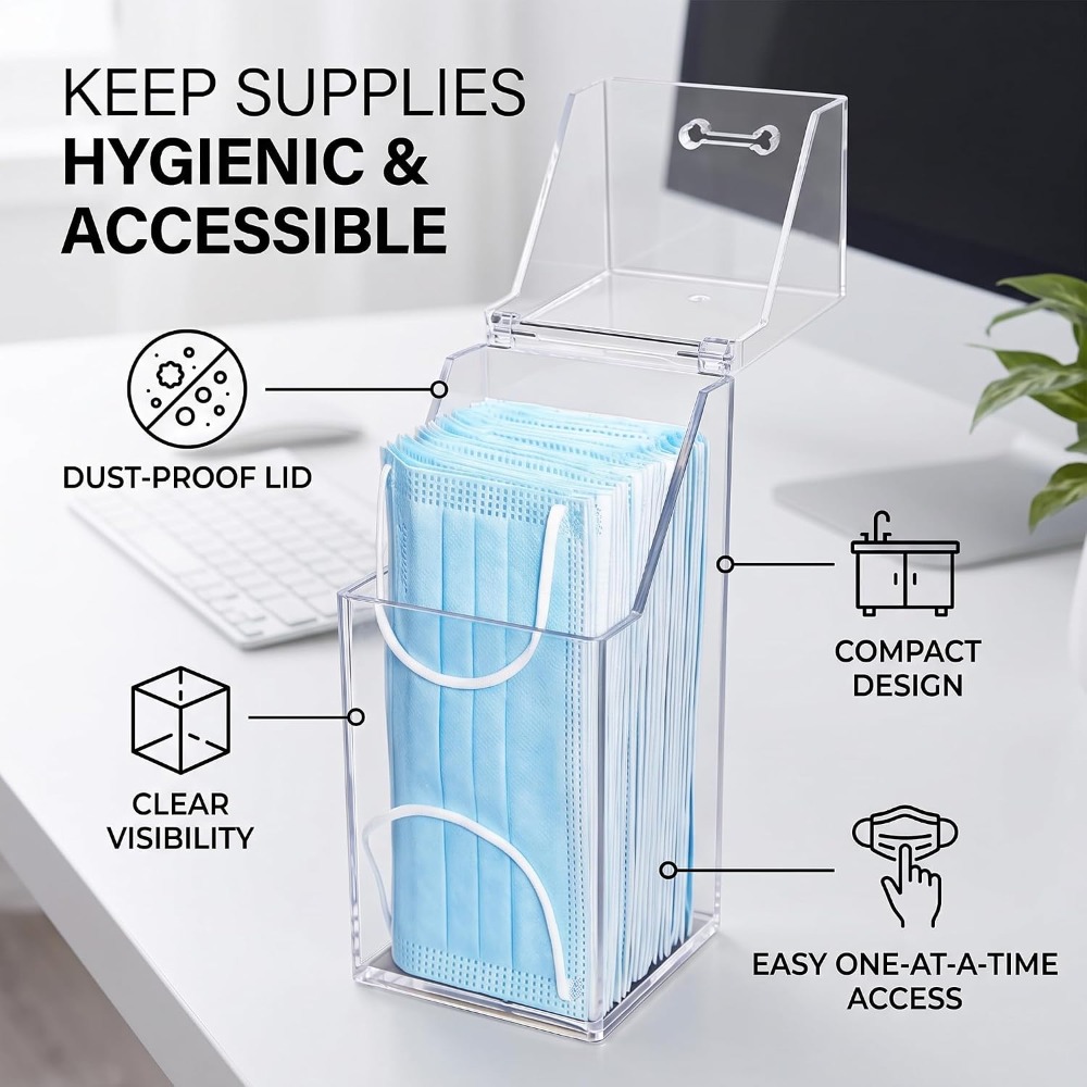 With Lid Face Mask Dispenser V - Face Mask Storage Box review and price