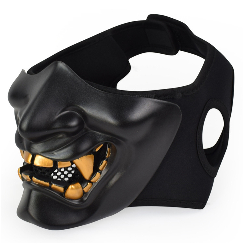 Masks Half Oni Cosplay Decor S - Respirator Half Face review and price