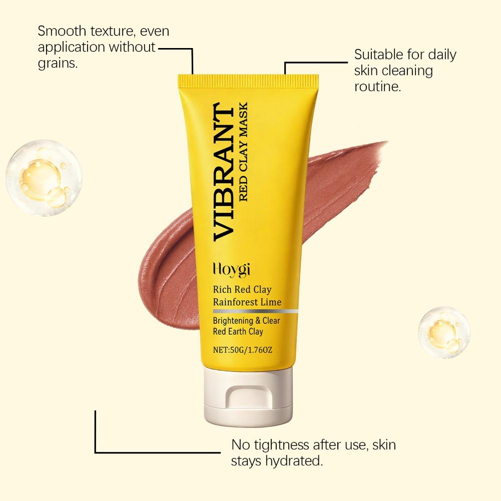 Vibrant Red Clay Mask - Natura - Dust Mask Construction review and price